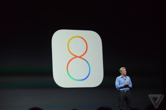 苹果公司最新一代移动操作系统iOS 8